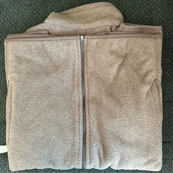 NEW! Amazon Essentials Mens Brown Full Zip Polar Jacket size Large - Picture 6 of 6